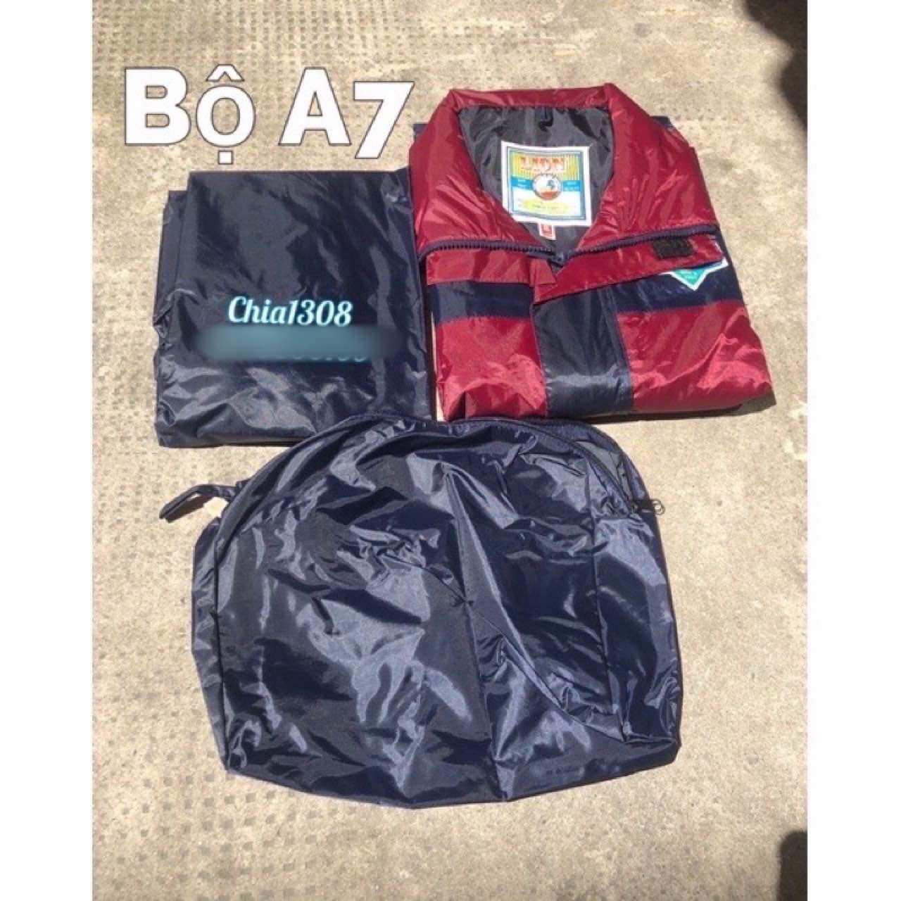 [HCM]Áo mưa bộ A7 hiệu Lion 2 lớp ( sỉ ib )