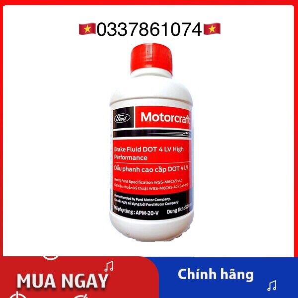 [Chính hãng] DẦU Phanh/Thắng xe hơi Ford DOT4 cao cấp 500ml