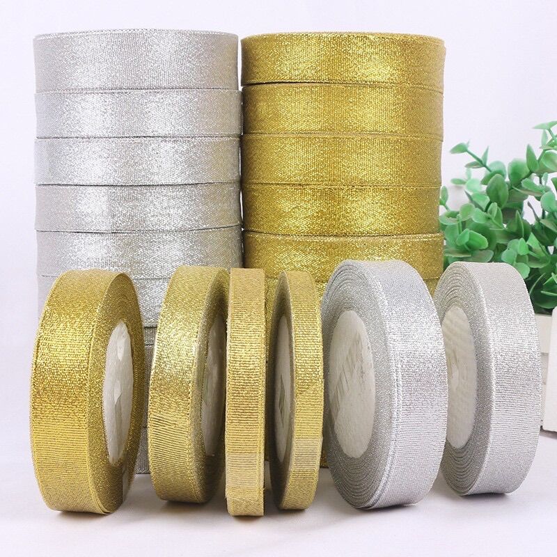 Cuộn Ruy Băng Kim Tuyến 2cm