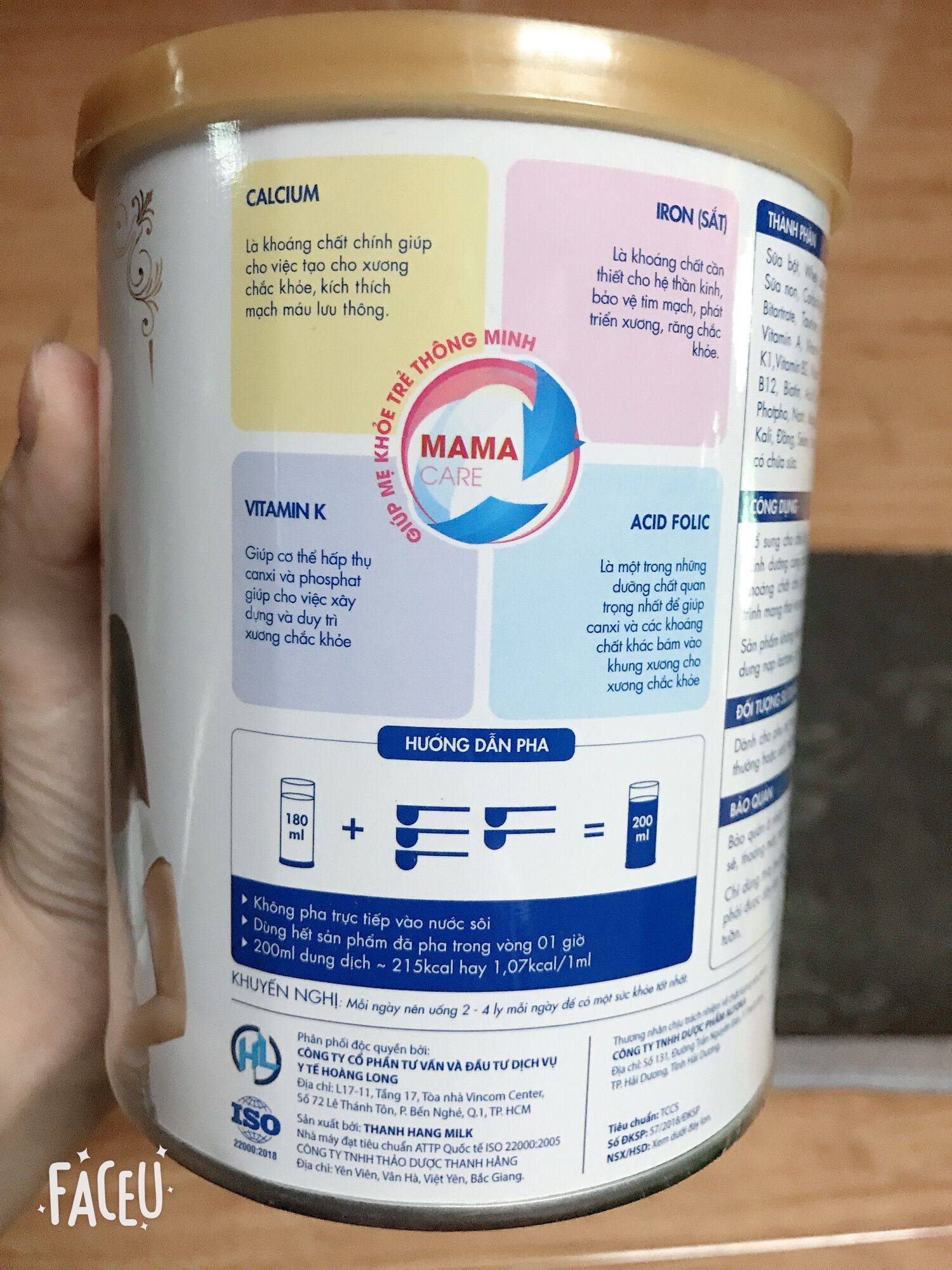 Sữa bầu Green Milk/ sữa non/ sữa bầu
