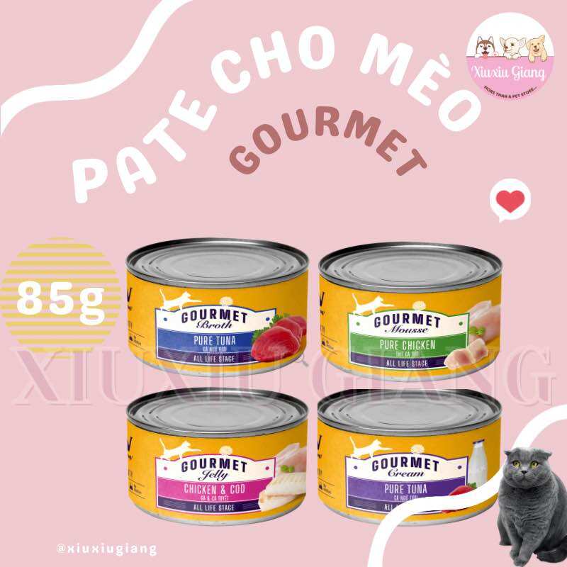 Pate cho mèo mọi lứa tuổi lapaw gourmet 85g - xiuxiu giang