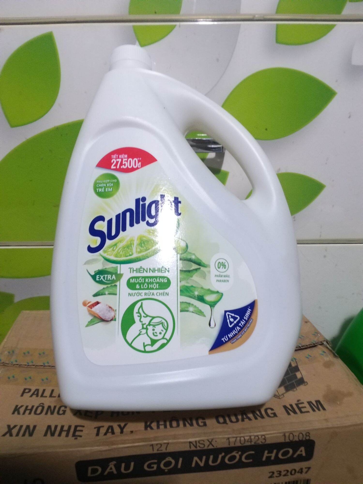 Nước rửa chén SUNLIGHT  3,6kg Thiên Nhiên