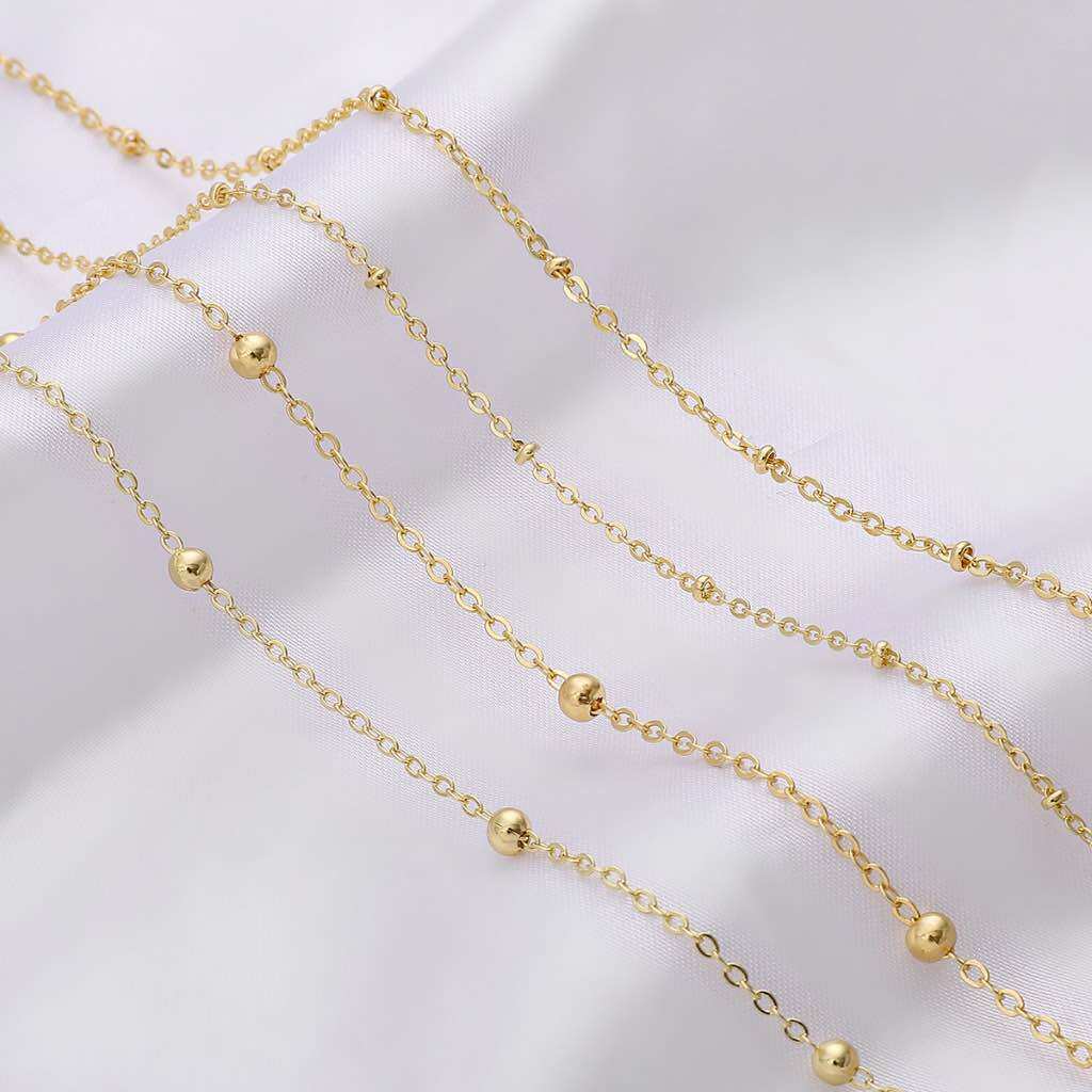 1m dây xích bi titan làm trang sức