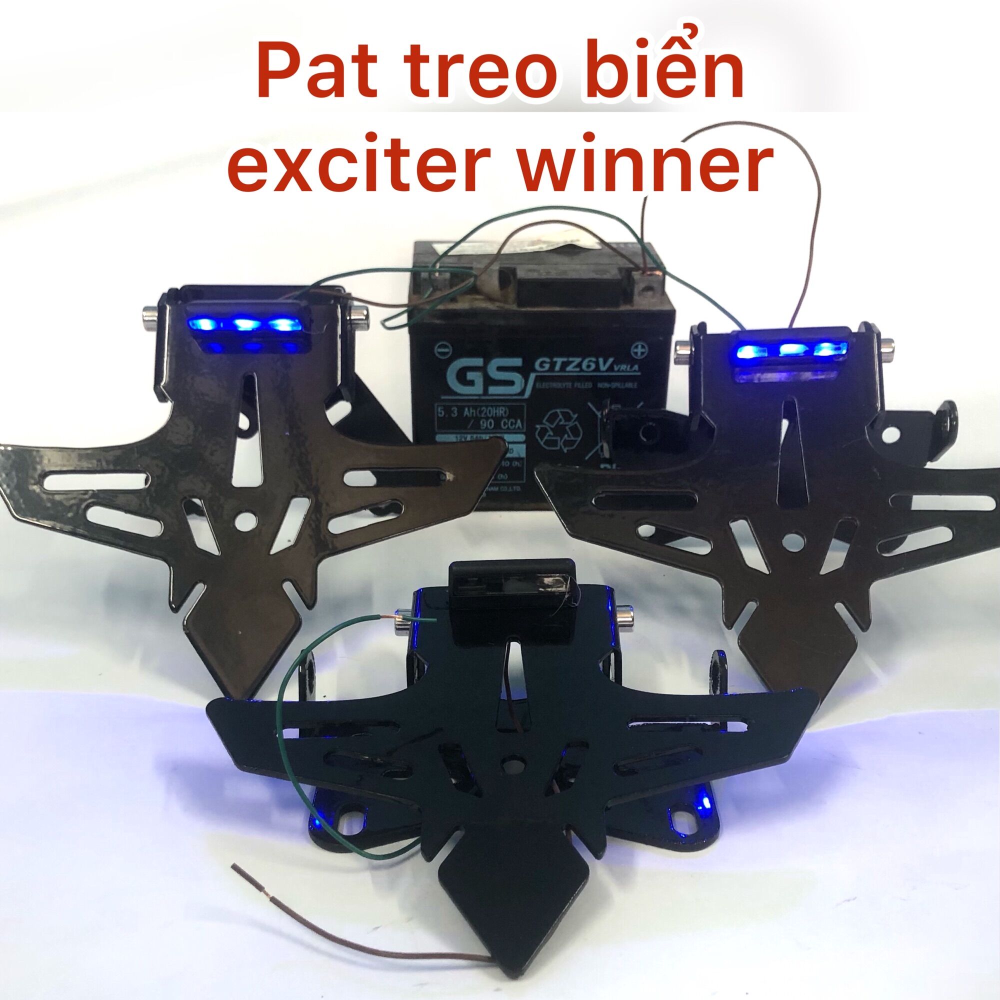 Pat treo biển, pas biển gập dành cho ex 150 155 winner v1 v3 x