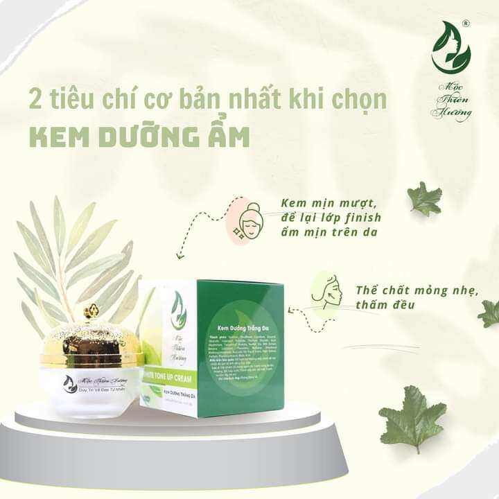 [TẶNG 3 MẶT NẠ MTH]Kem dưỡng trắng da Mộc Thiên Hương