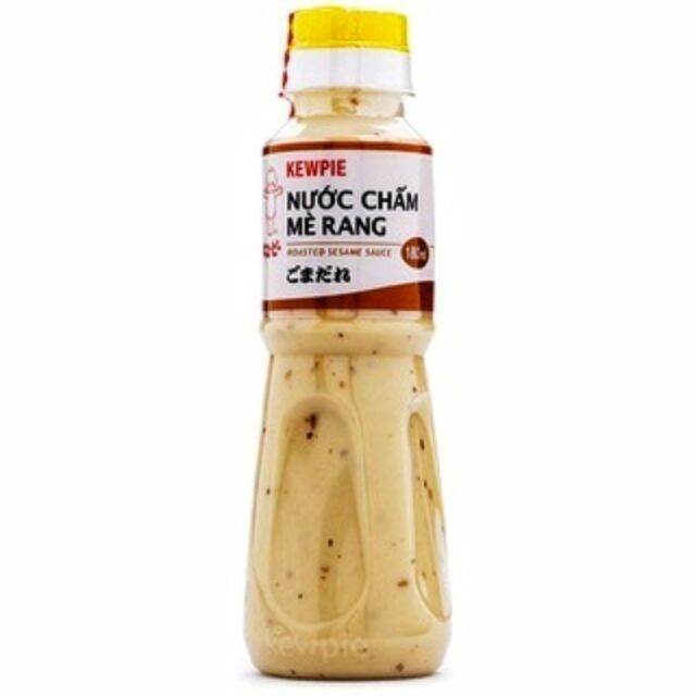 Chai nước xốt chấm mè rang hiệu Kewpie chính hãng, Nhật Bản