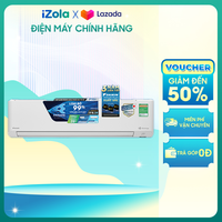 [GIAO TẠI HCM] Máy lạnh Daikin Inverter 2.5 HP FTKY60WVMV - Chức năng chống ẩm mốc kết hợp công nghệ Streamer - Hoạt động siêu êm Quiet - Luồng gió thoải mái Coanda 3D