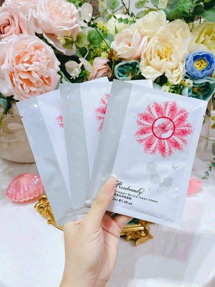 Hộp 10 Miếng Mặt Nạ Yến Tươi Collagen