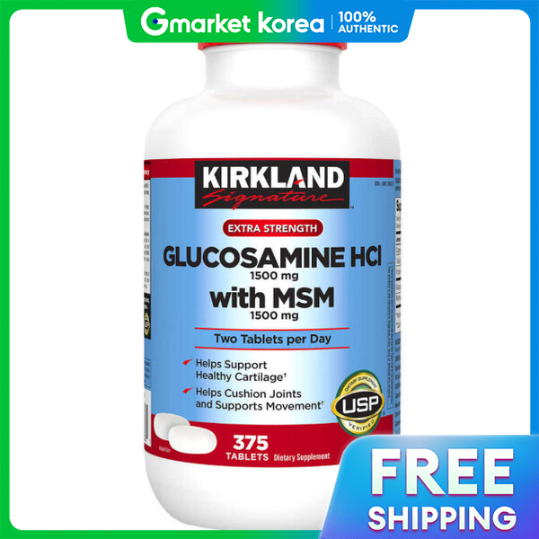 Kirkland Glucosamine HCI MSM 375 viên Costco