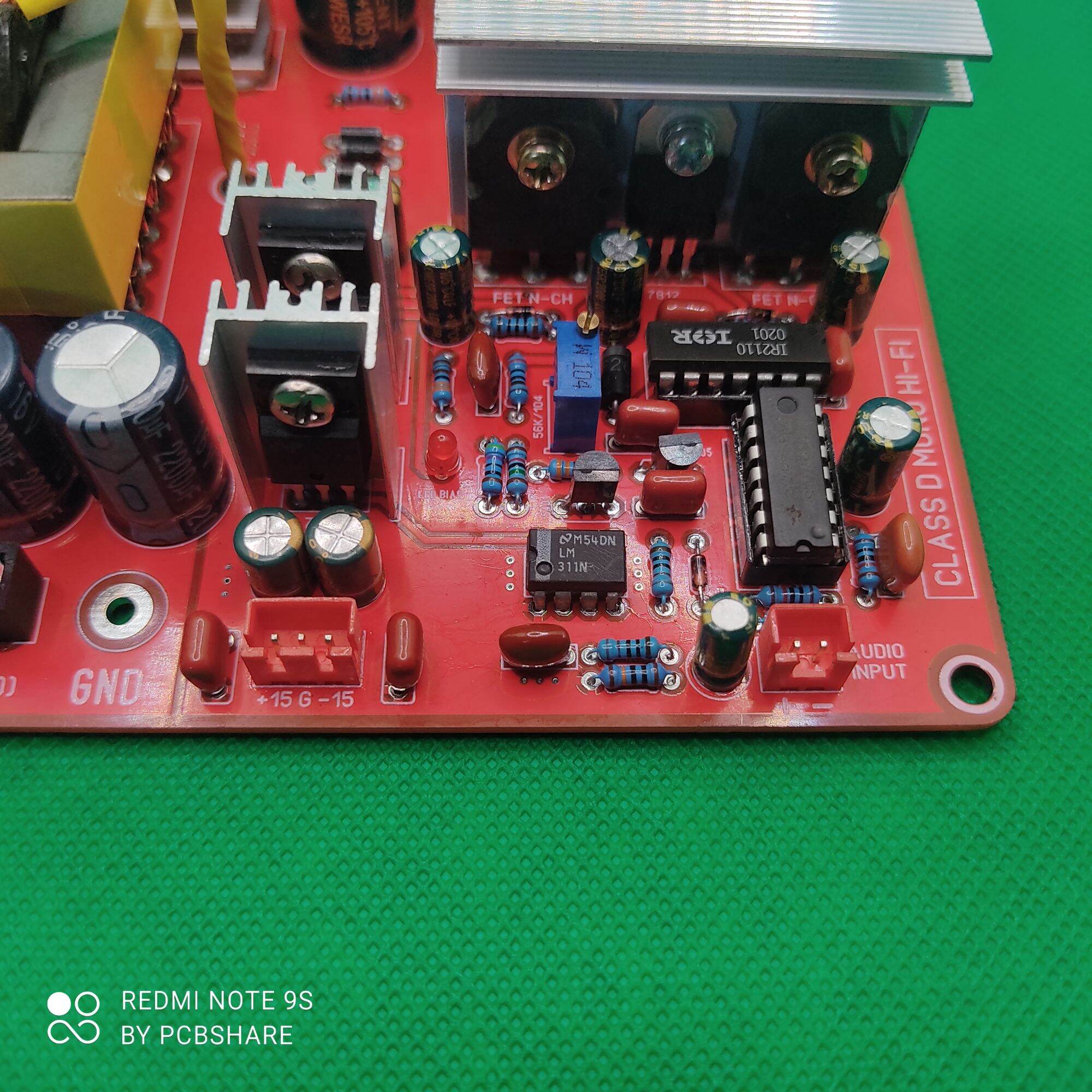 Mạch Class D liền nguồn đơn kênh (Hệ 12V, 24V)