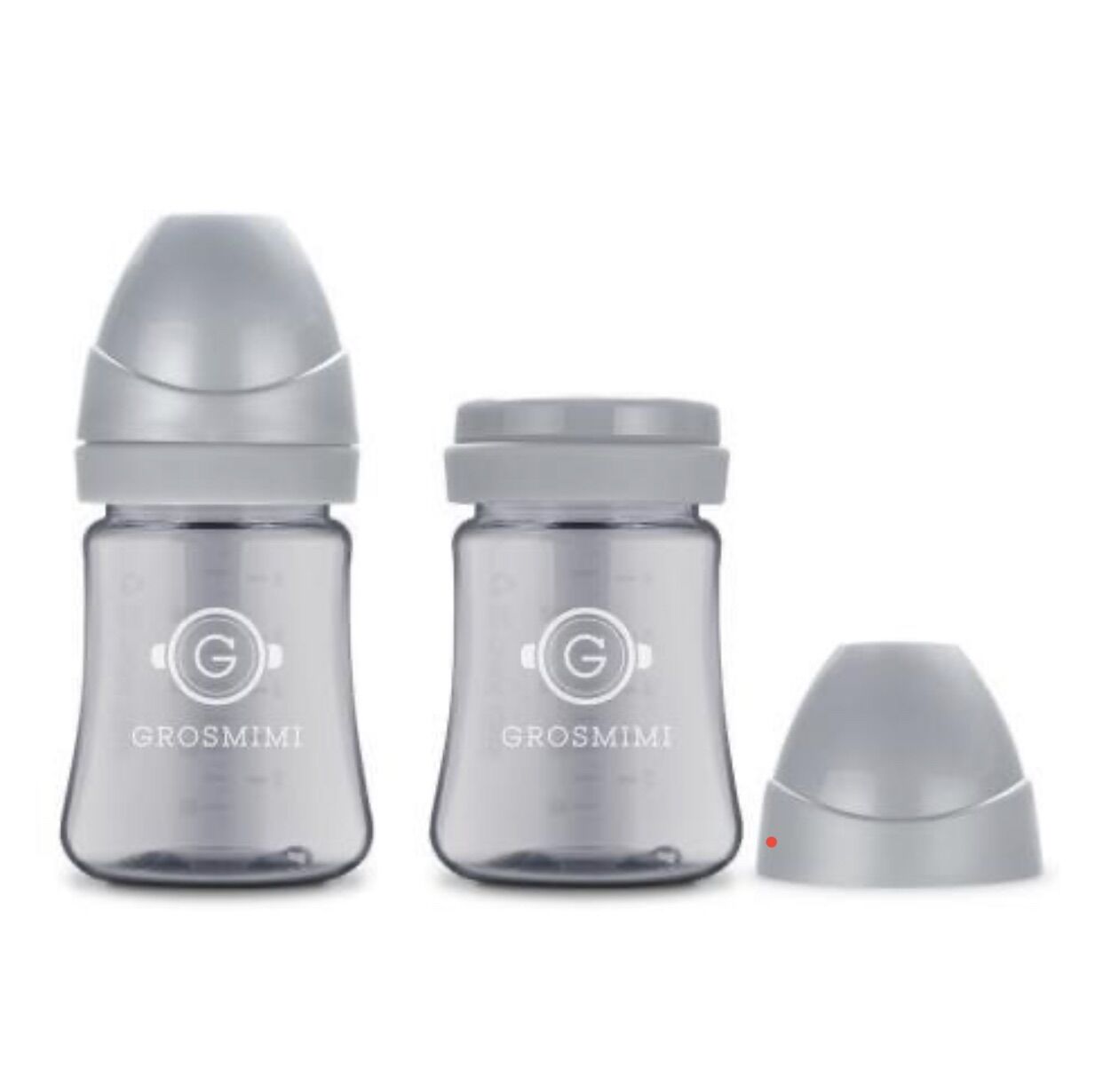 Bình sữa GROSMIMI PPSU 200ml/ 300ml Dark Series (tách lẻ 1 bình ko hộp)