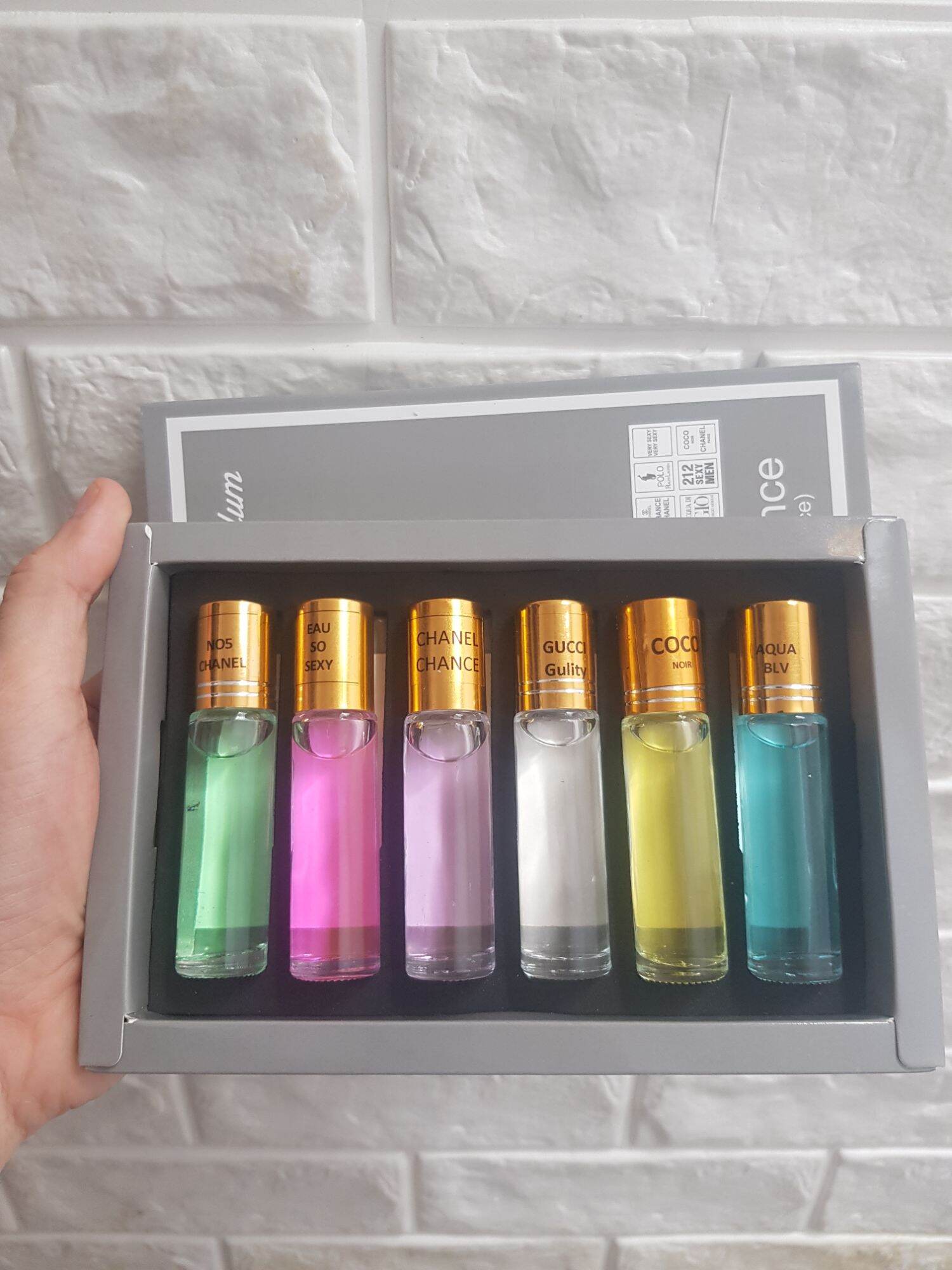 Set nước hoa 6 chai mini 6ml