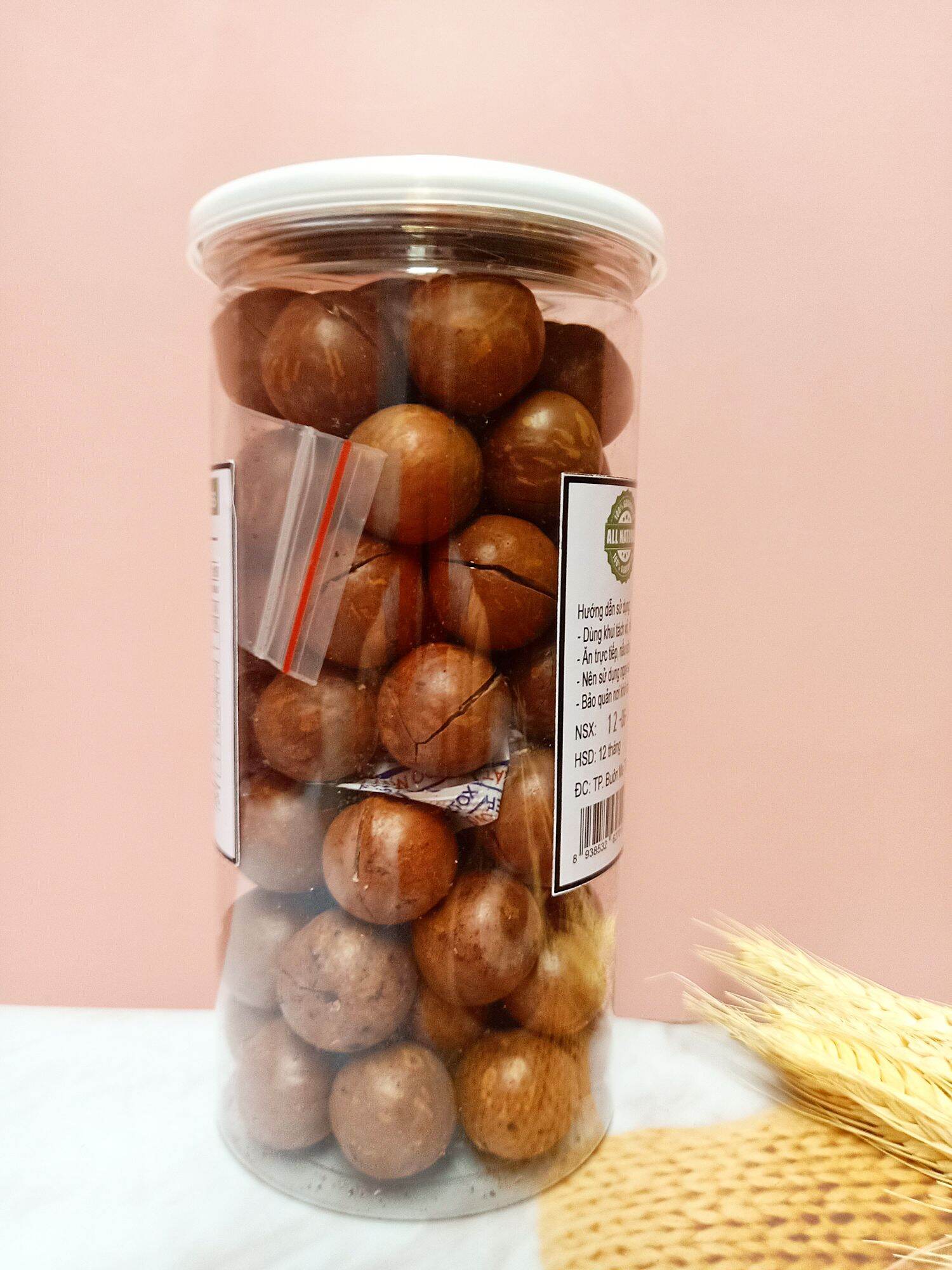 HẠT Macca nứt vỏ tự nhiên nhập khẩu (loại 1), (500gr)