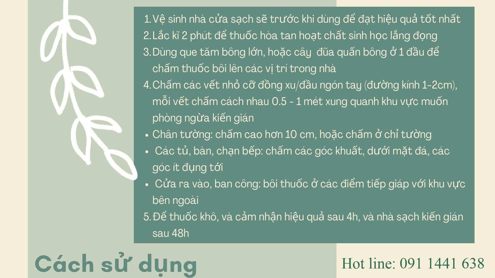 Thuốc diệt kiến sinh học Thiên Phương