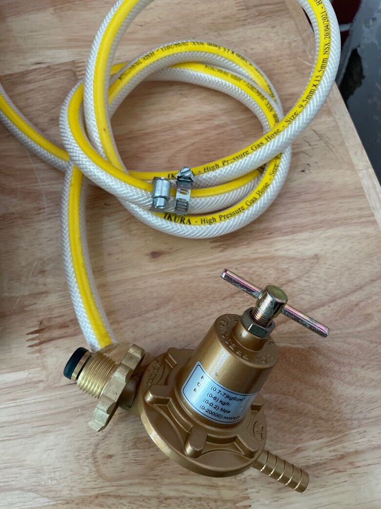 Bộ Van Dây Gas Khè (Cao áp) Cao Cấp  - Dùng cho bếp khè