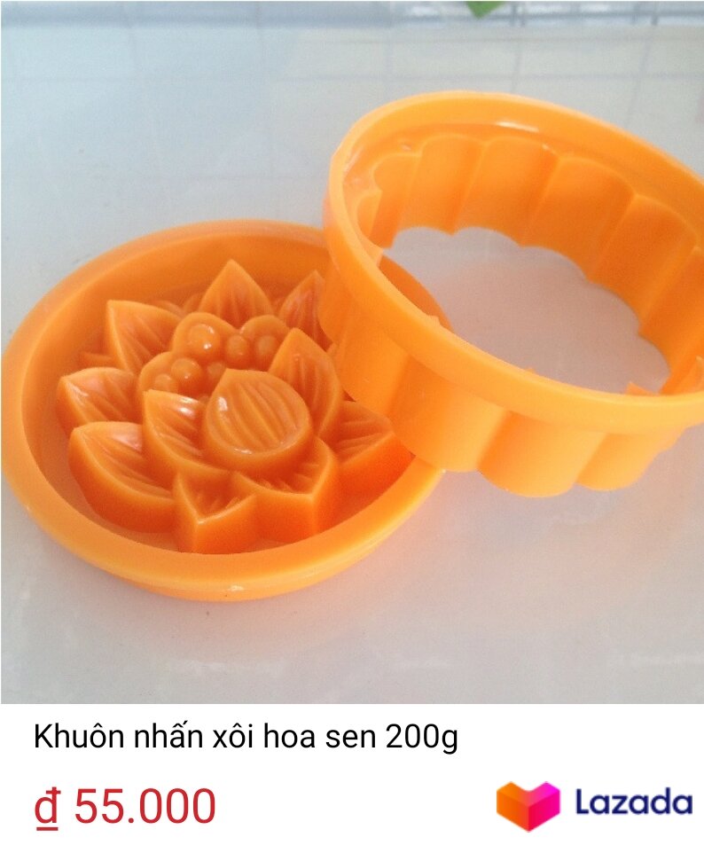 khuôn nhấn xôi hoa sen 9cm