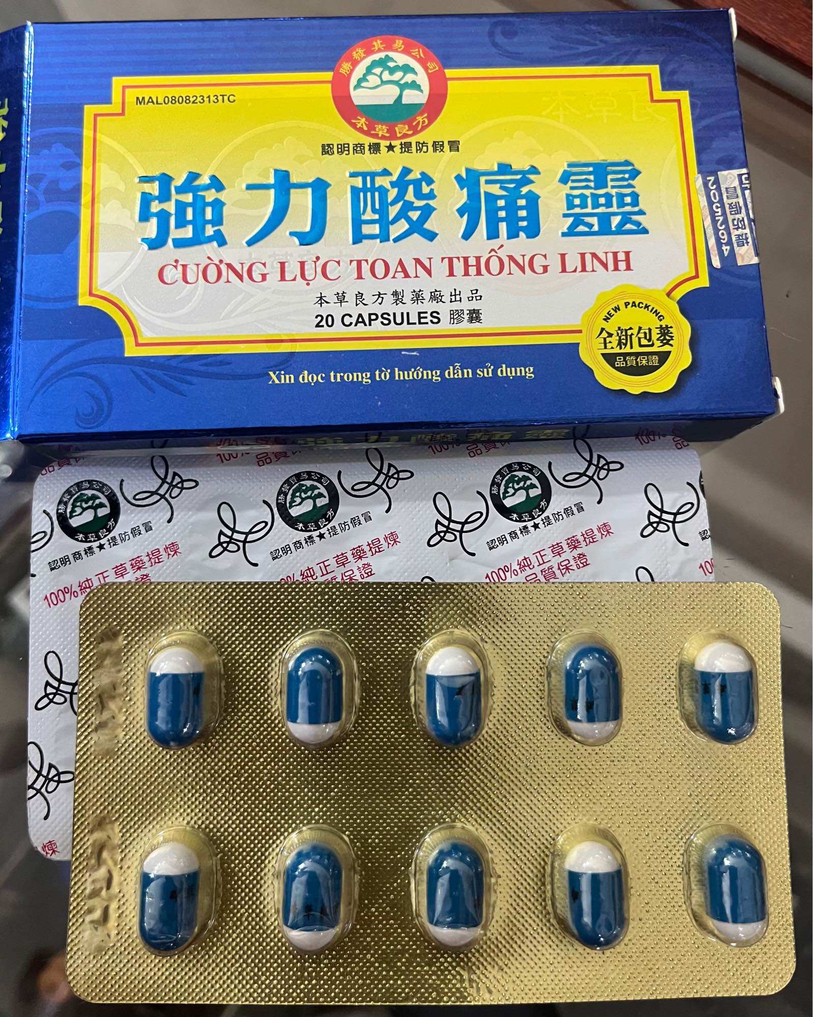 Cường lực toan thống linh - xương khớp malaysia