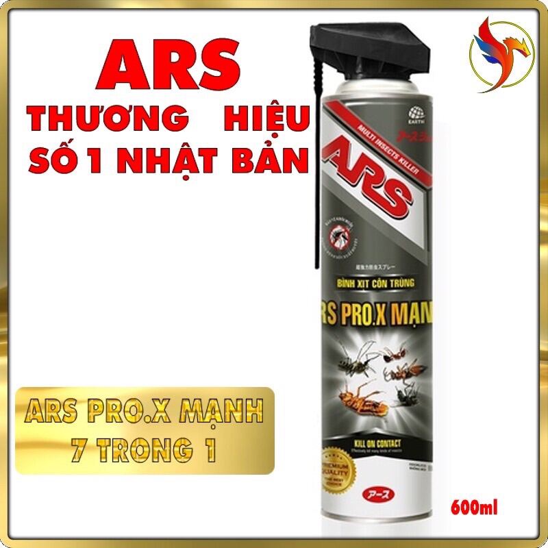 BÌNH XỊT CÔN TRÙNG ARS PRO.X MẠNH KHÔNG MÙI 500ml