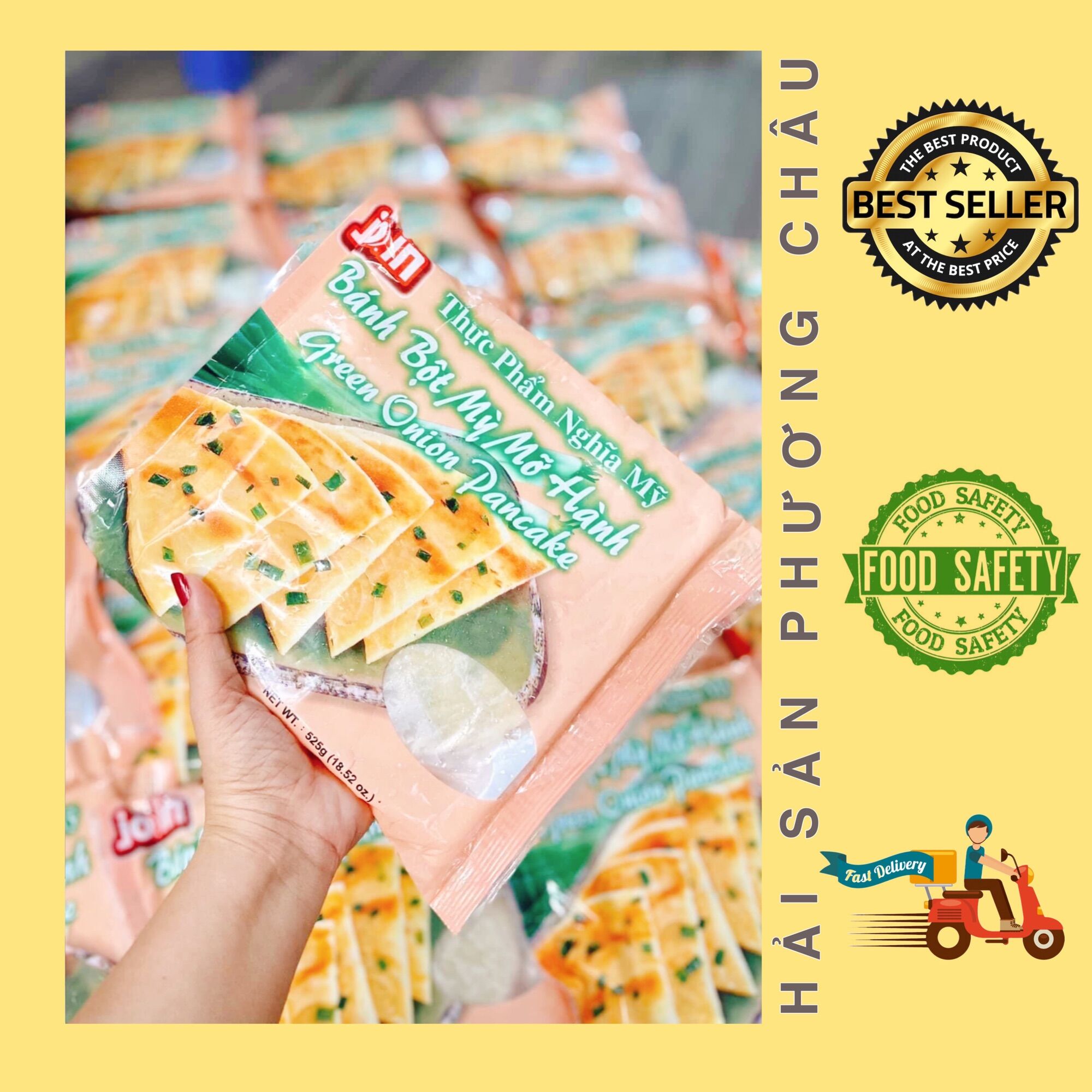 Bánh bột mỳ mỡ hành 525g