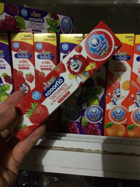 Kem Đánh Răng Kodomo Thái Lan - Dành Cho Bé Yêu