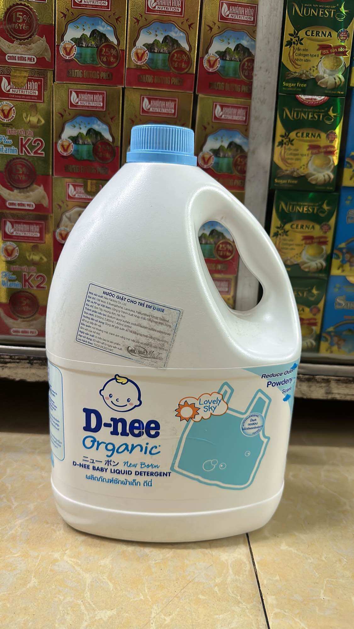 [NỘI ĐỊA THÁI] Nước Giặt Xả DNEE Thái Lan Can 3000ml