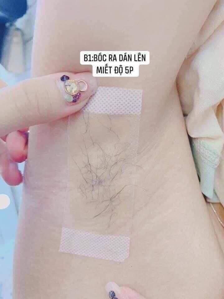 Hộp 12 miếng Wax lông All wax thái lan