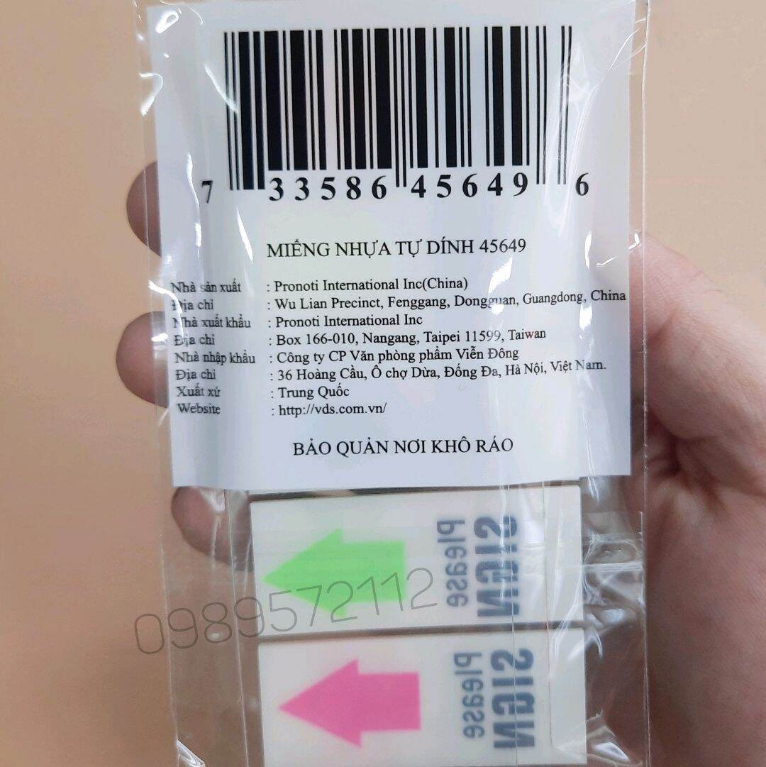 Note trình ký please sign.Dấu trang pronoti (hàng chính hãng).