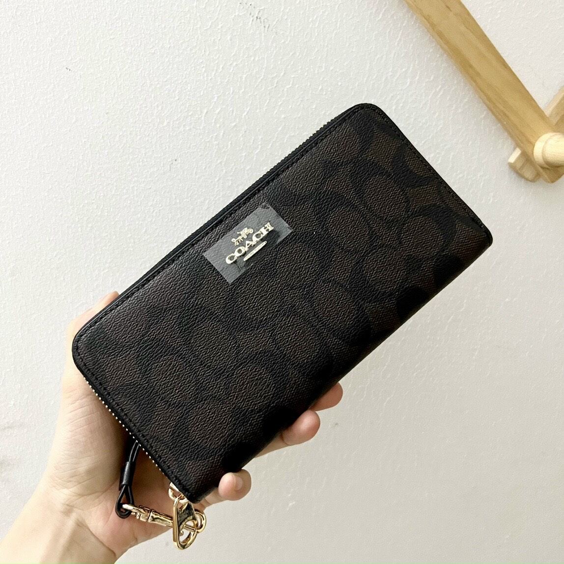 Ví Coach LONG ZIP AROUND WALLET da thật chuẩn xịn