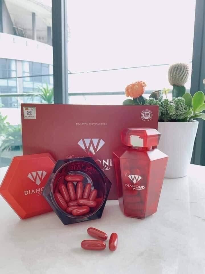 Viên Uống Trắng Da Ngọc Trinh - Beauty Diamond White Mẫu Mới, Hũ 60 Viên