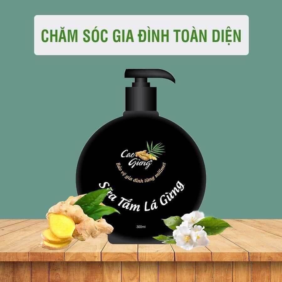 [HCM]sữa tắm lá gừng 300 ml