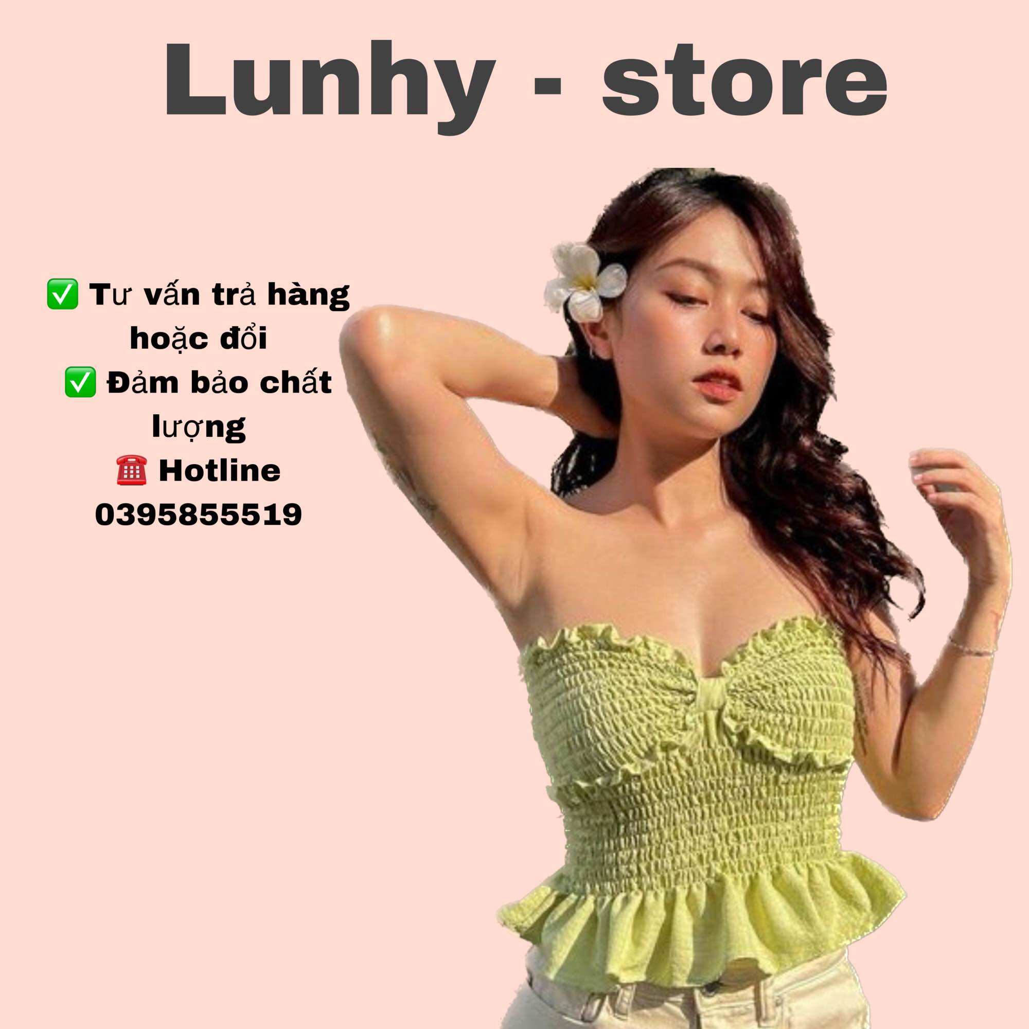 Áo ống croptop nữ kiểu ôm sexy chất xốp co dãn dễ phối