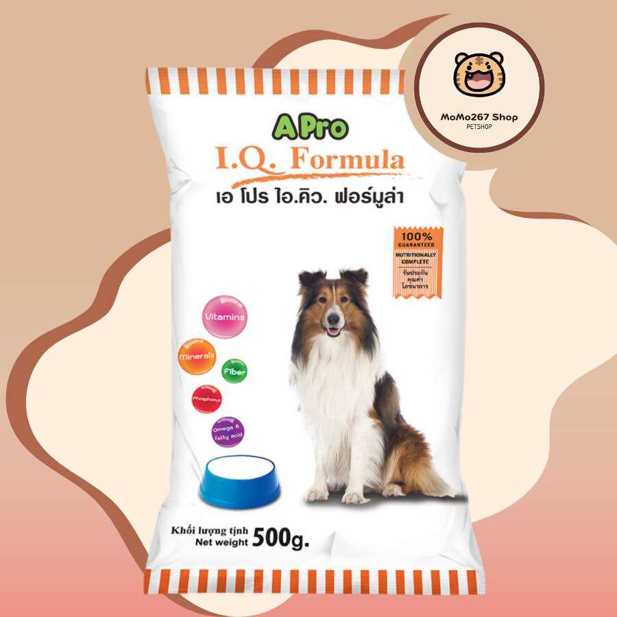 Thức ăn cho chó mèo APRO I.Q. FORMULA 500g