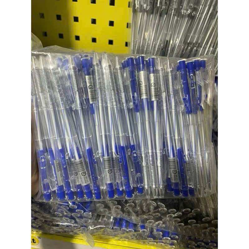 Combo 100 cây bút bi DF 207 0.7mm( Màu xanh/đỏ/đen)