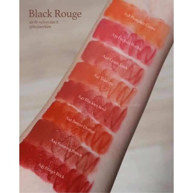 (TL CẬN DATE - A33 đến A52) Son Black Rouge Air Fit Velvet Tint