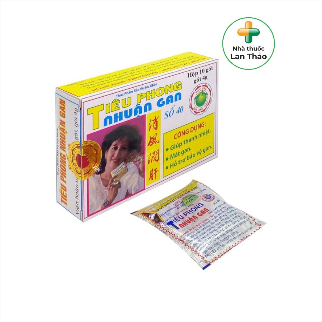 Viên uống hỗ trợ giải độc gan tiêu phong nhuận gan hộp 10 gói
