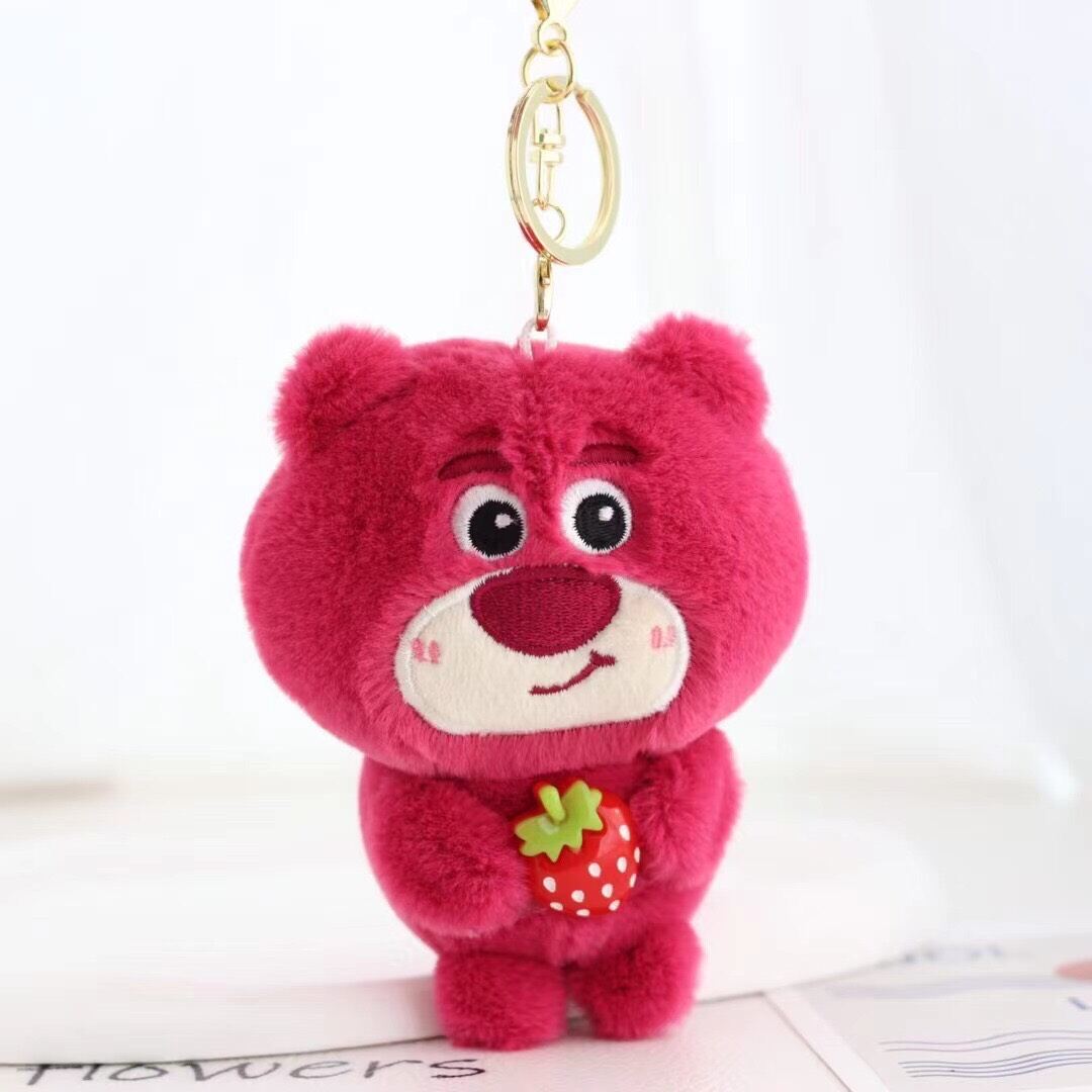 🍓MÓC KHOÁ GẤU DÂU LOTSO