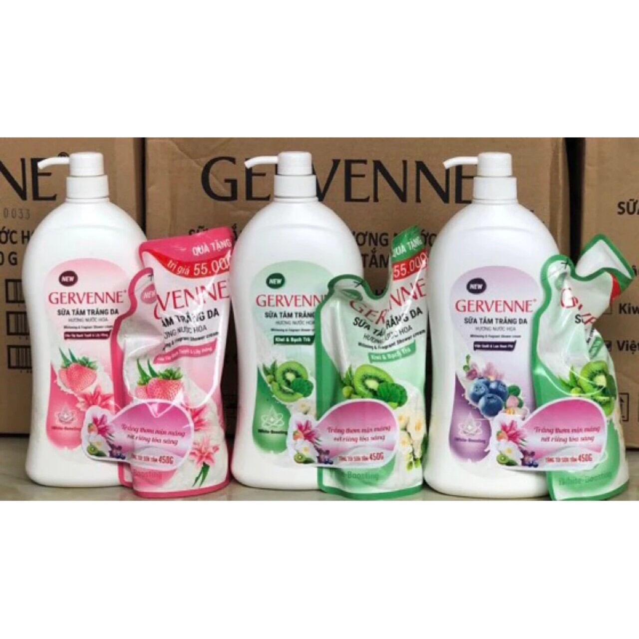 Sữa tắm hương nước hoa Gervenne