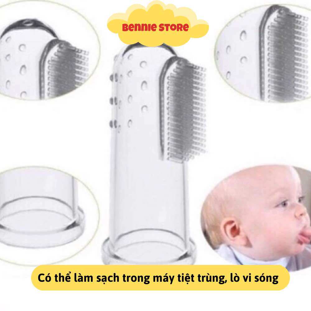 Rơ lưỡi silicon vệ sinh răng miệng cho bé