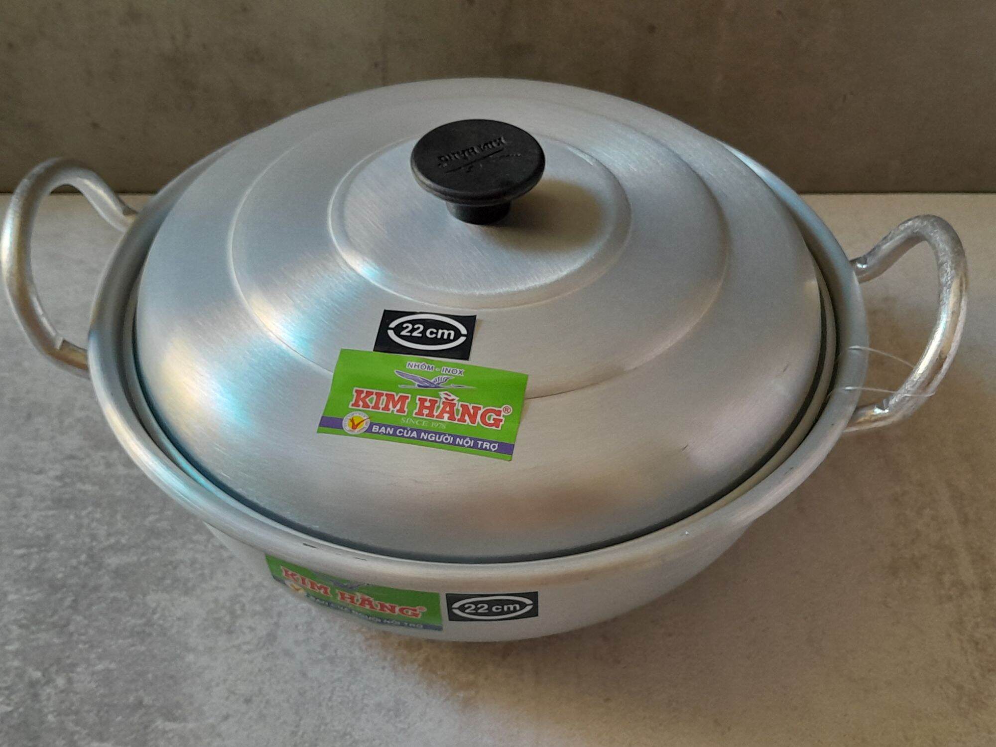 [CHÍNH HÃNG] Bầu lẩu nhôm Kim Hằng ( size 16 18 20 22 24 26  28cm)