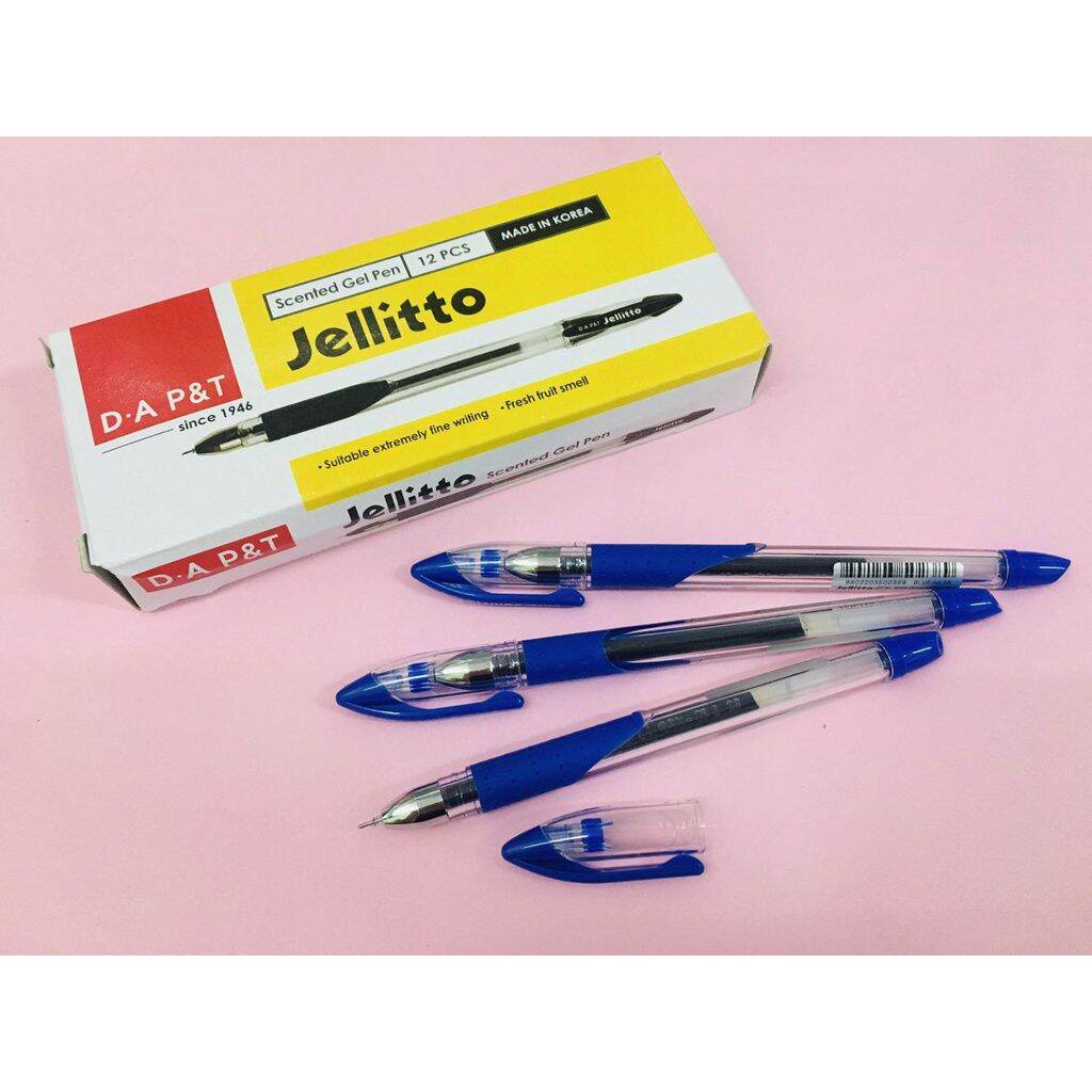 Hộp 12 cây bút Hàn Quốc Jellitto  D.A  P&T 0.4mm