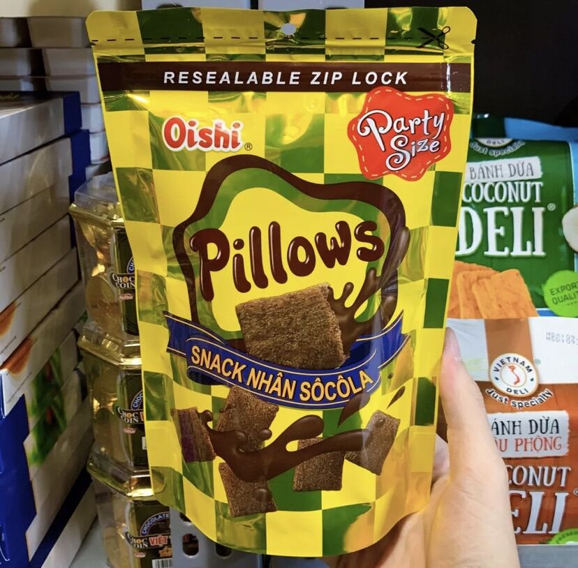 Snack nhân Oishi Pillows gói 85g