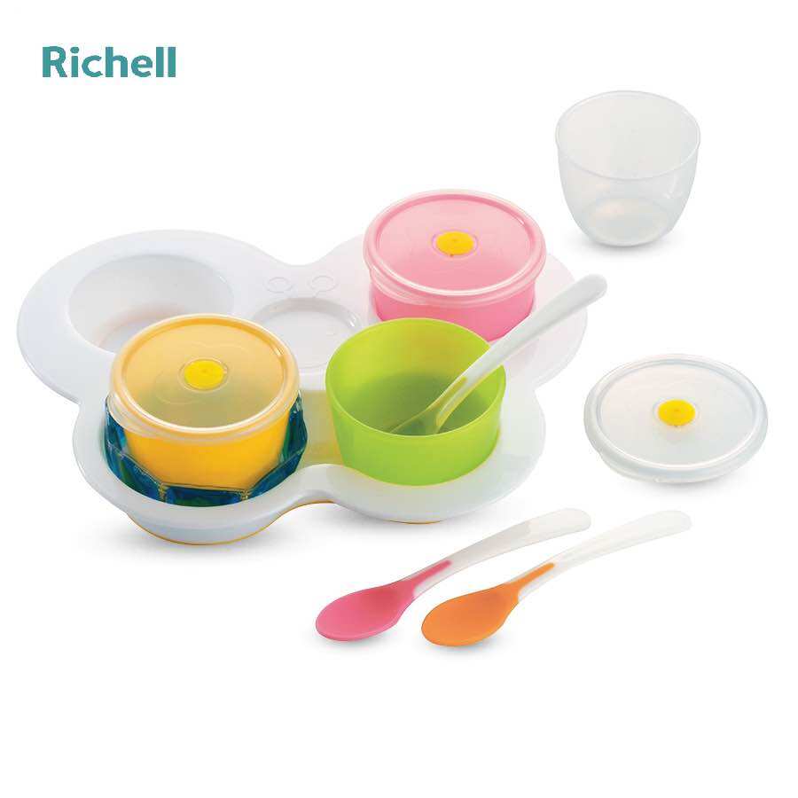 Bộ dụng cụ ăn dặm khởi đầu Richell