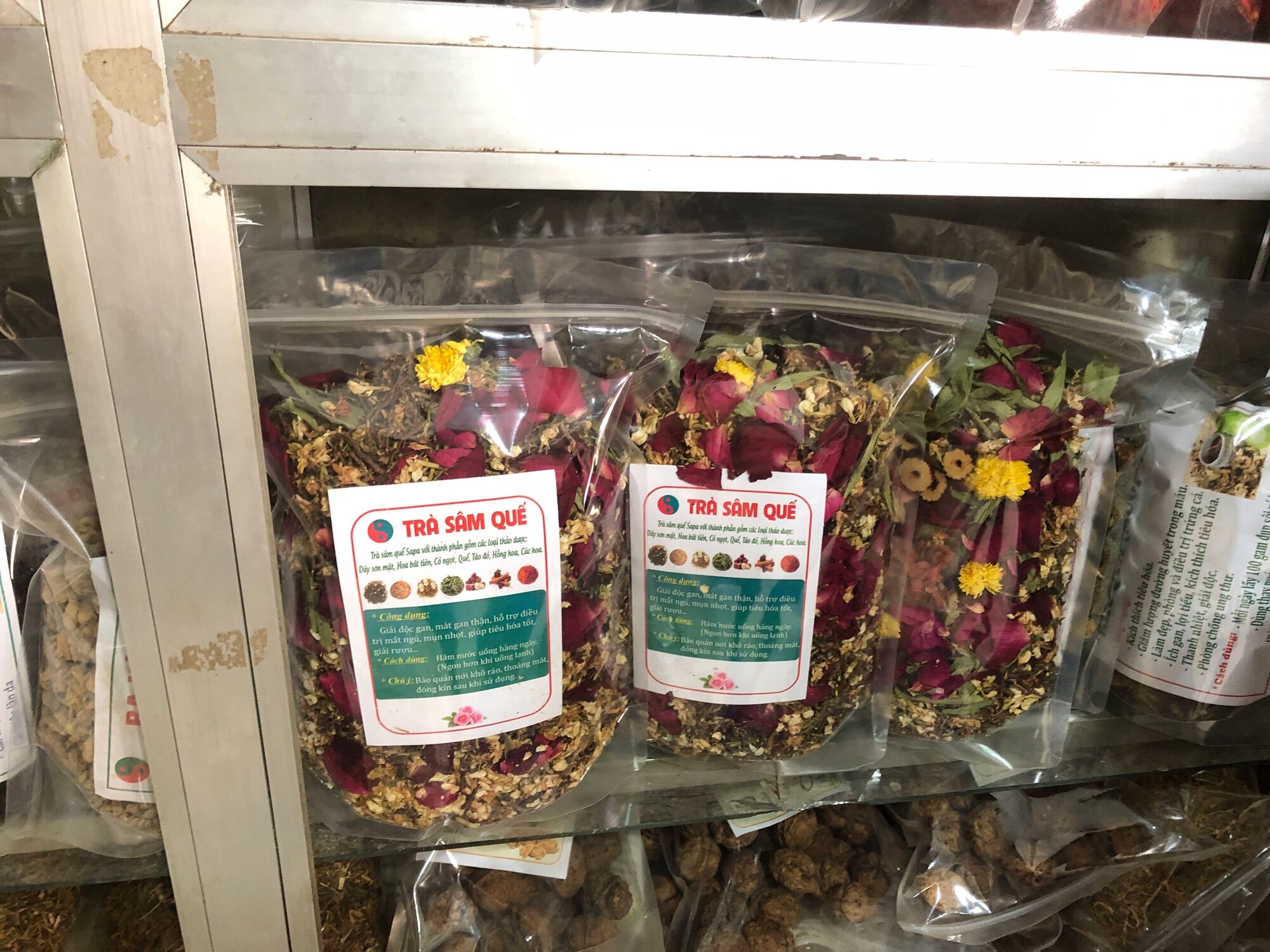Trà sâm quế