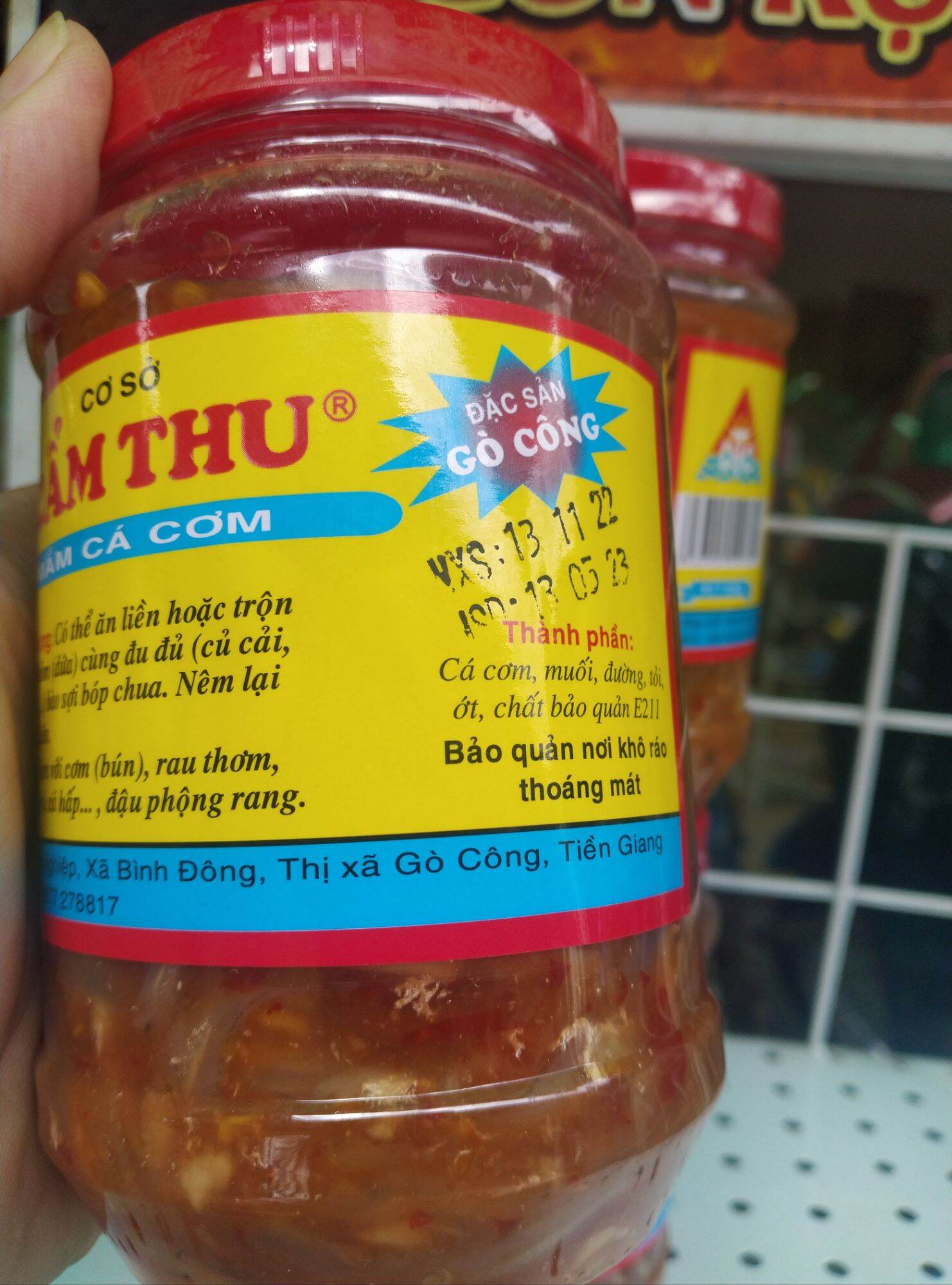 Mắm Cá Cơm Cẩm Thu Đặc Sản Gò Công 550g