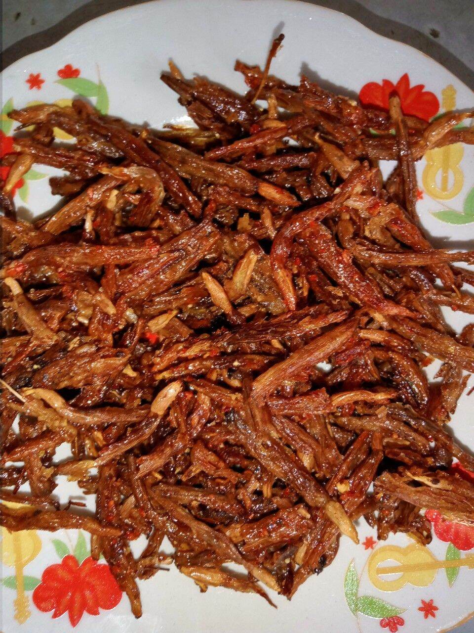 Cá cơm chay 100g chiên từ hoa chuối