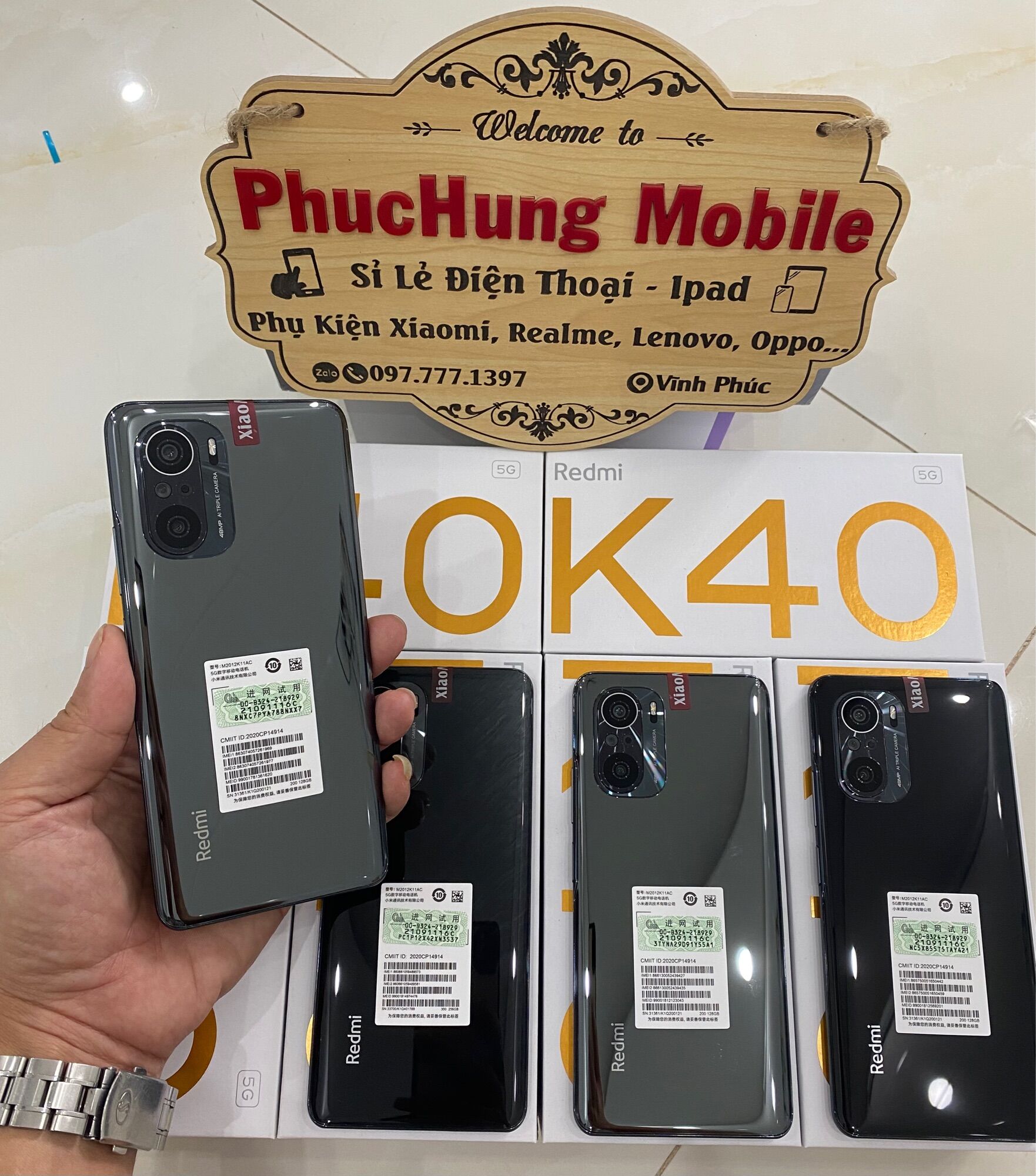 Điện thoại Xiaomi Redmi K40 (Snap 870)
