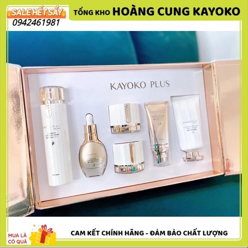 Bộ mỹ phẩm kayoko plus+ 6in1 nhật bản chính hãng có tem chống hàng giả