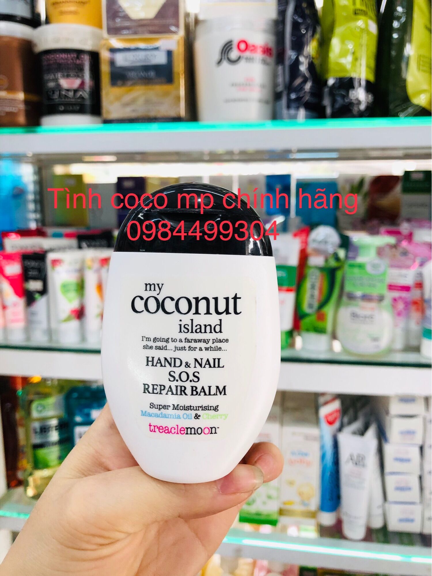 Kem dưỡng da tay và móng Treaclemoon hương dừa 75ml
