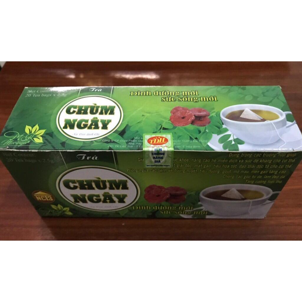 Trà túi lọc chùm ngây (hộp 20 gói)