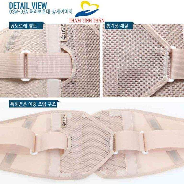 Đai Lưng Hỗ Trợ Cột Sống Osis Osw 03A